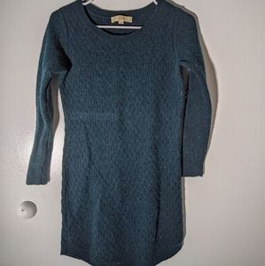 Teal Sweater Dress - LOFT (medium)